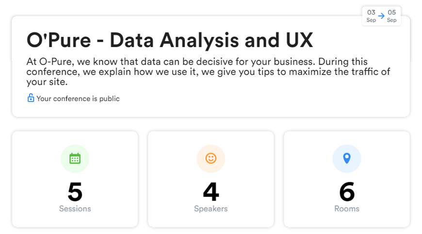 création événement